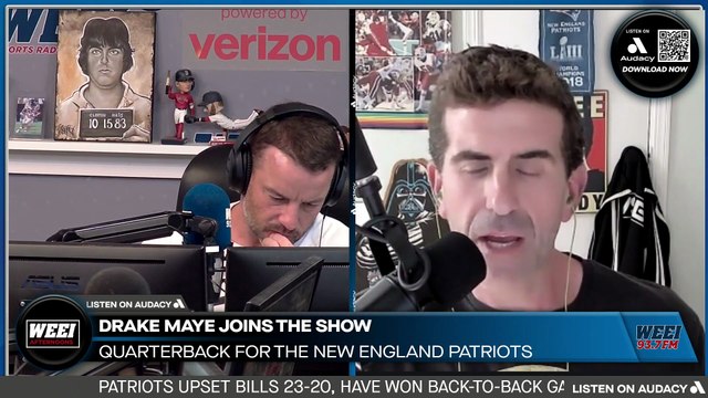 WEEI Afternoons: Drake Maye discusses his first career game-winning drive