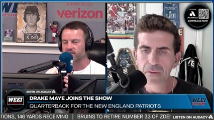 WEEI Afternoons: Drake Maye joins the show following a big upset win over the Buffalo Bills