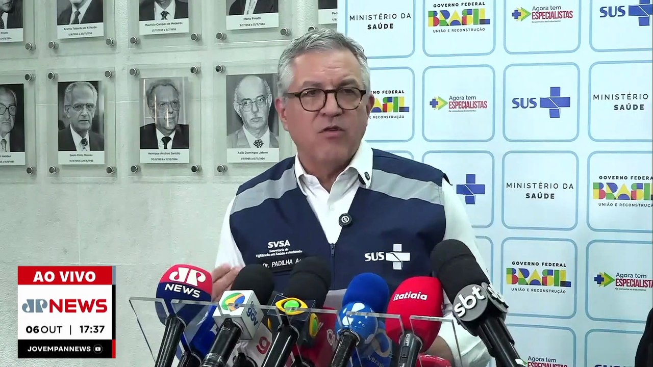 Ministro Padilha atualiza sobre os casos envolvendo metanol em bebidas adulteradas