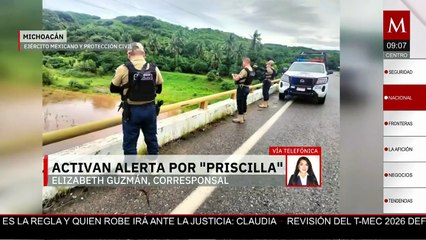 Huracán ‘Priscila’ alerta a Ejército Mexicano y Protección Civil en Michoacán