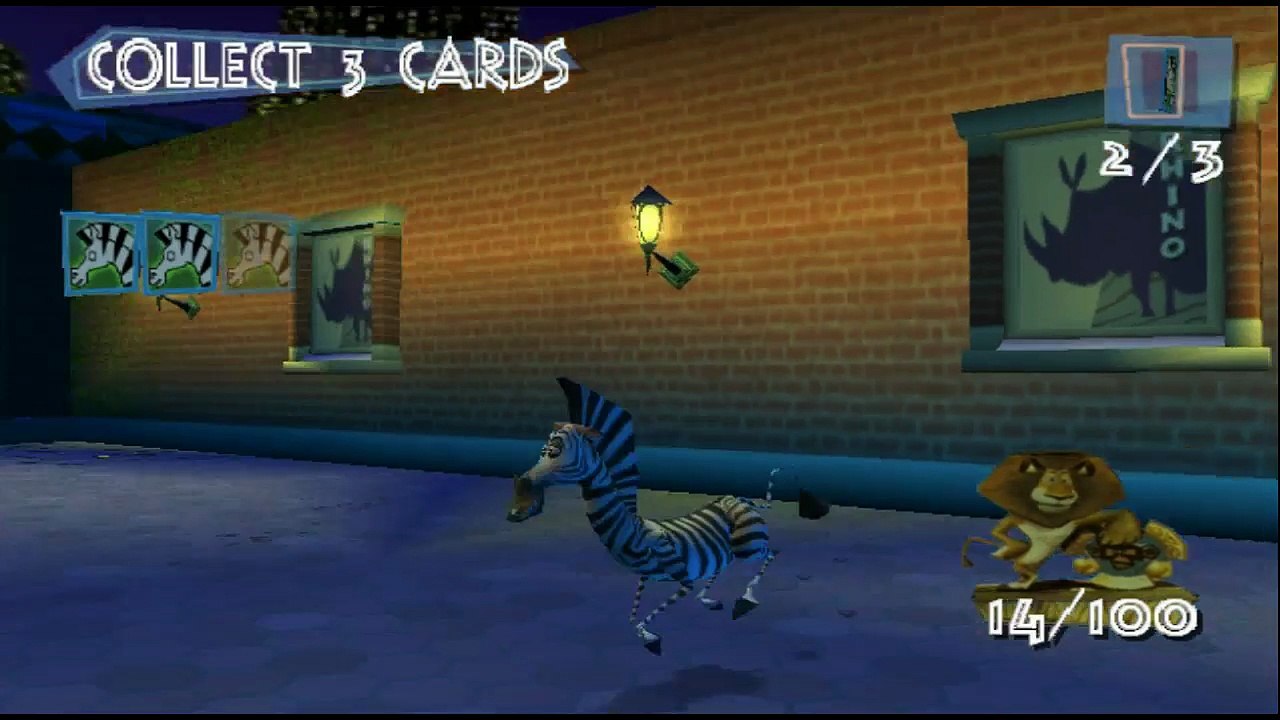 Madagascar (2005) PCSX2 1.6.0 Gameplay chapter 2 - Marty's Escape
