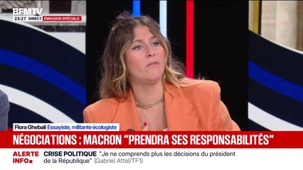 Crise politique: "C'est un spectacle affligeant", observe Flora Ghebali, militante écologiste