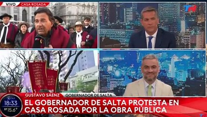 Sáenz, en la Casa Rosada: “No quiero comer milanesas con Milei ni discutir con Espert, quiero que se hagan las obras”