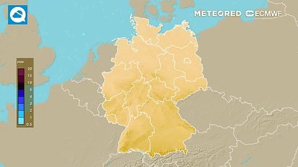 Kaum noch Regen, aus Westen kommt das Hoch Rita in Deutschland an