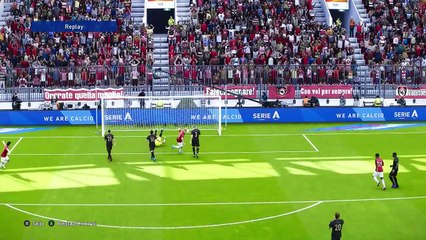 PES 2021 Master League AC Milan vs Benevento – Serie A Drama