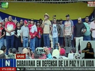 Pueblo apureño se movilizó en defensa de la paz y la vida