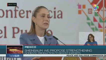 Sheinbaum | “We propose strengthening domestic production to boost exports”