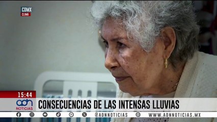 Casas inundadas y fuertes pérdidas económicas por las intensas lluvias en la CDMX
