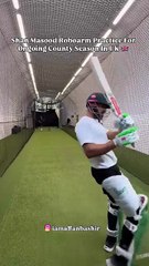 Shan Masood Pakistani Cricketer batting video