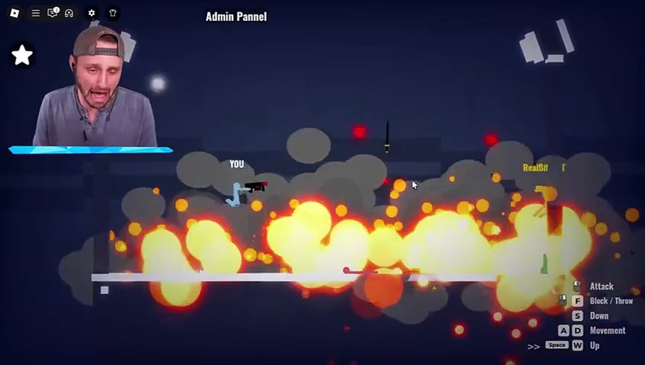 SSUNDEE I Cheated using ADMIN COMMANDS in Roblox Stick Fight