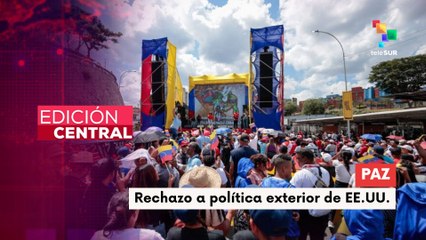 Ciudadanos venezolanos se movilizaron por la paz