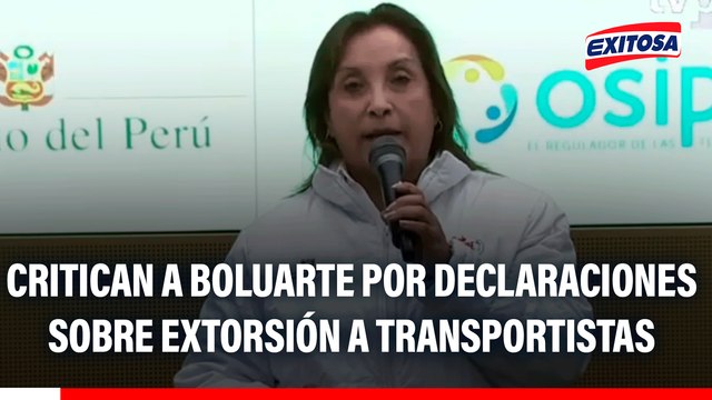 Dirigentes a Boluarte tras pedir que no respondan extorsiones: No impide que el delincuente mate