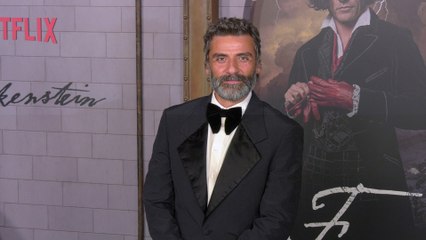 Oscar Isaac attends the premiere of Netflix's "Frankenstein" in Los Angeles