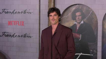 Jacob Elordi attends the premiere of Netflix's "Frankenstein" in Los Angeles