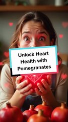 Unlock Heart Health with Pomegranates 💜 #dailymotion 💚 @official7usi ❤️