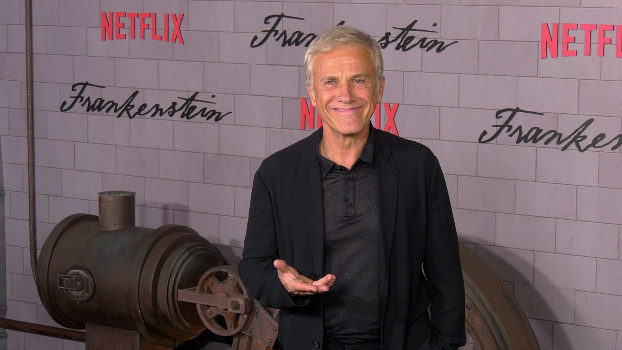 Christoph Waltz attends the premiere of Netflix's "Frankenstein" in Los Angeles