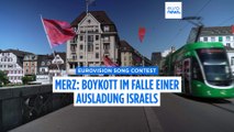 Merz droht mit ESC-Boykott, sollte Israel ausgeschlossen werden