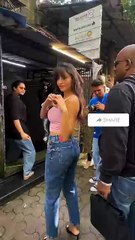 Bollywood Actress Nora Fatehi Was Spotted in Andheri Mumbai 🔥🌹❤️