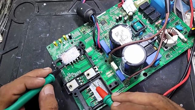 Dawlance PEL Orient Kenwood Changhong Ruba Dc inverter ac E5 error code outdoor PCB #517