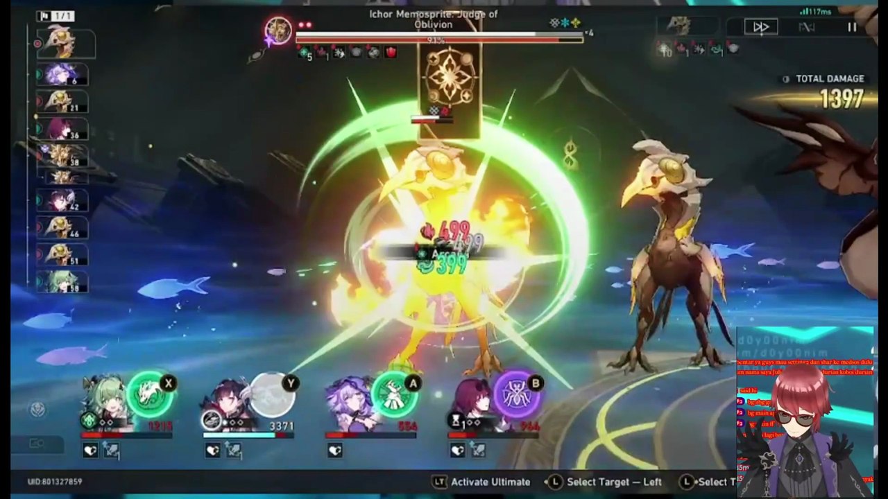 Honkai Star Rail gameplay  patch 3.6 boss battle #danheng #terravox #hsr #mainstory