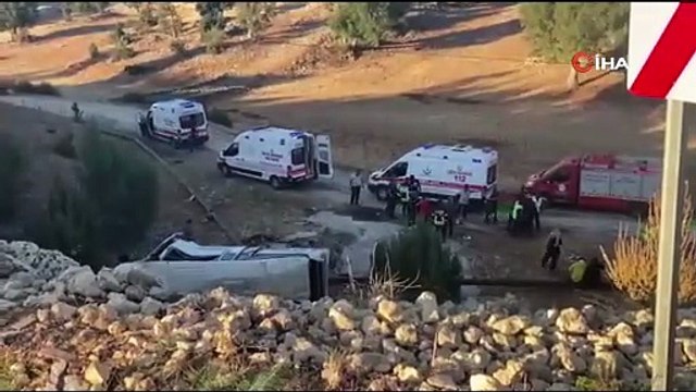 Mersin’de tarım işçilerini taşıyan minibüs şarampole yuvarlandı: 5 ölü, 10’dan fazla yaralı
