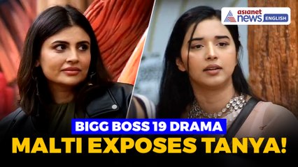 Bigg Boss 19: Malti Chahar Gives Tanya Mittal Reality Check!