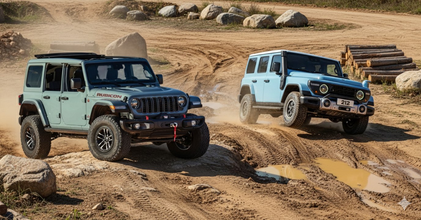Jeep Wrangler oder BAW 212 – welcher Offroader überzeugt wirklich?