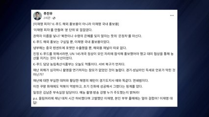 주진우 "이재명 피자? 해외 아닌 국내 홍보용...분 단위로 낄낄" / YTN