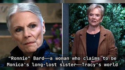 Tracy finds out that Ronnie was the one who killed Monica ABC General Hospital S