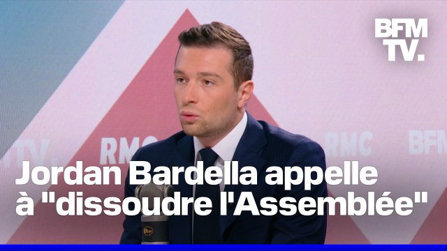 Dissolution, législatives, budget... L'interview de Jordan Bardella en intégralité
