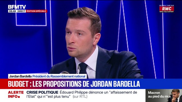Jordan Bardella souhaite rétablir des contrôles aux frontières aux points de passage de l'immigration clandestine