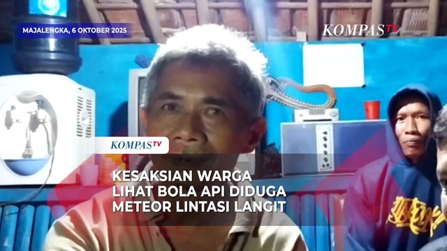 Kesaksian Warga Dengar Dentuman saat Bola Api Diduga Meteor Lintasi Langit di Majalengka