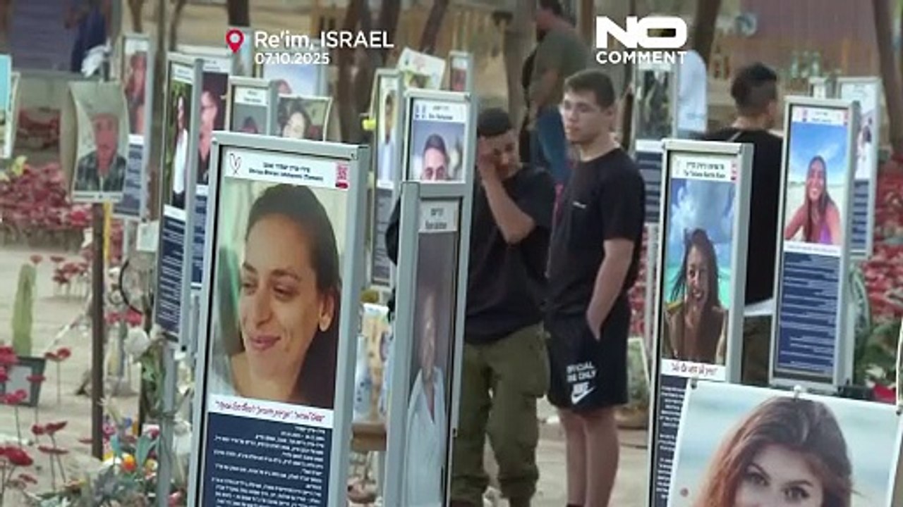 Gedenkveranstaltungen in Israel zum zweiten Jahrestag des Hamas-Angriffs