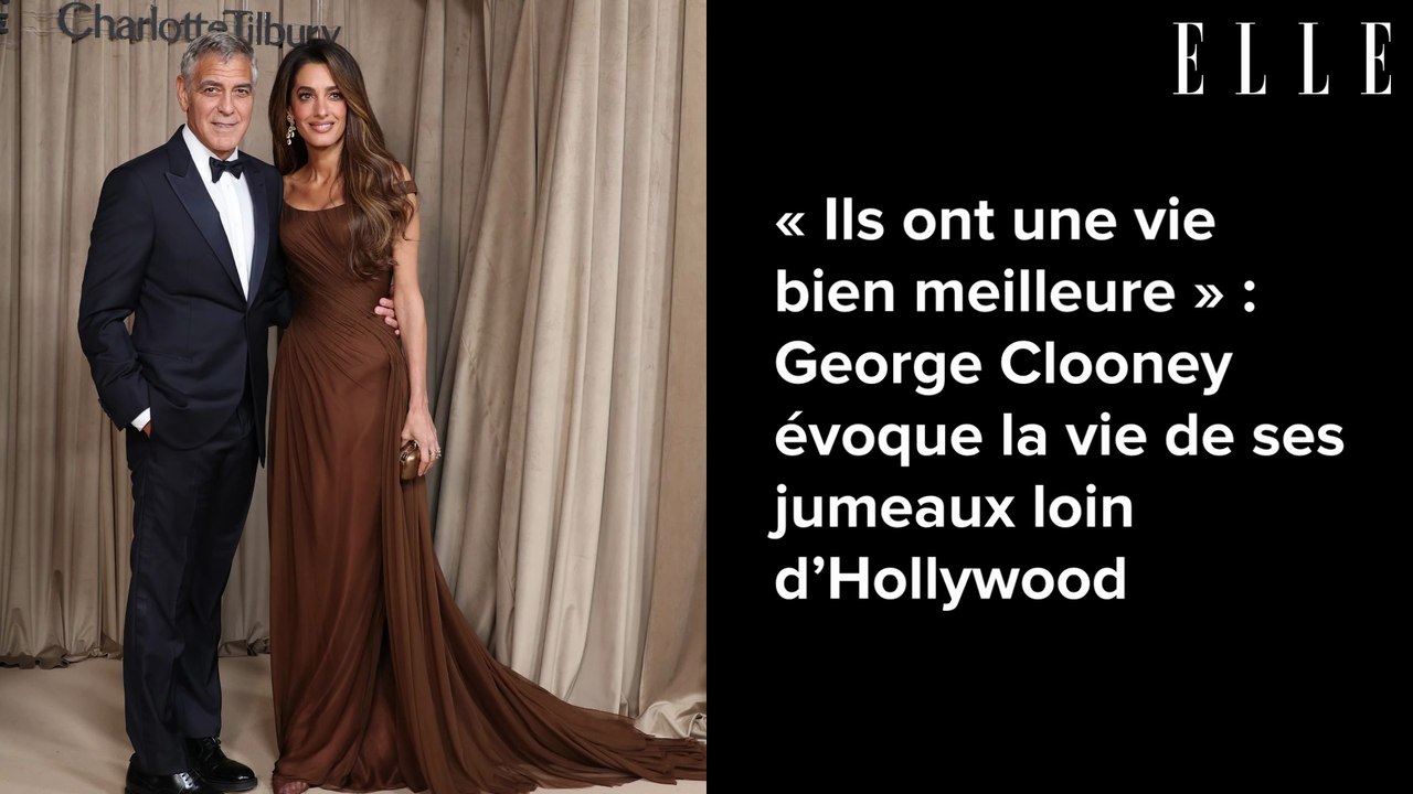 « Ils ont une vie bien meilleure » : George Clooney évoque la vie de ses jumeaux loin d’Hollywood