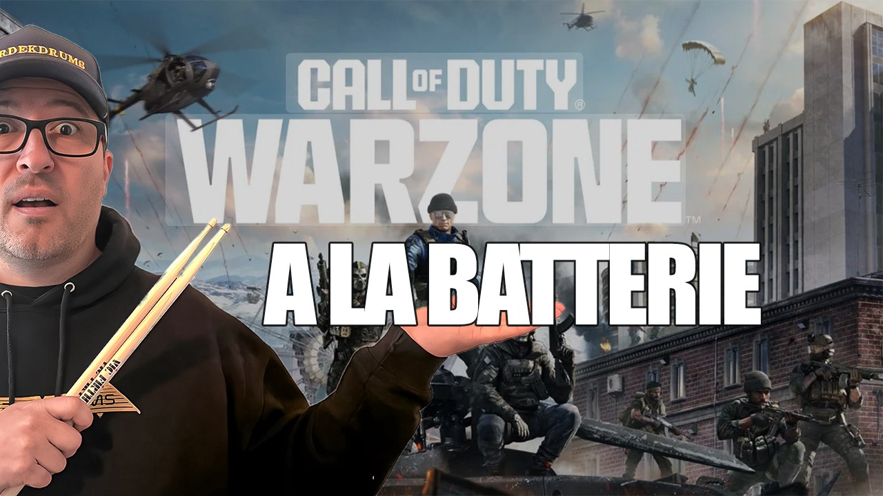 TOP 1 sur Warzone… À LA BATTERIE ! 🥁 (Call of Duty Solo Win)