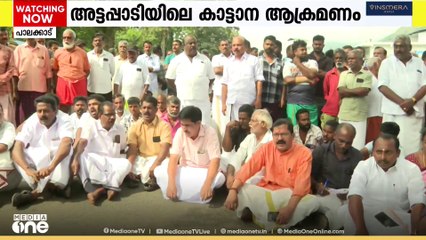 കാട്ടാന ആക്രമണത്തിൽ കർഷകൻ മരിച്ച സംഭവം: അട്ടപ്പാടിയിൽ കർഷകരുടെയും നാട്ടുകാരുടെയും പ്രതിഷേധം