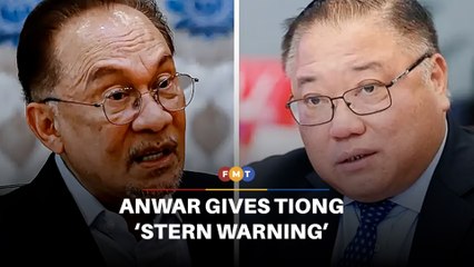 Anwar gives Tiong ‘stern warning’ over alcohol debacle