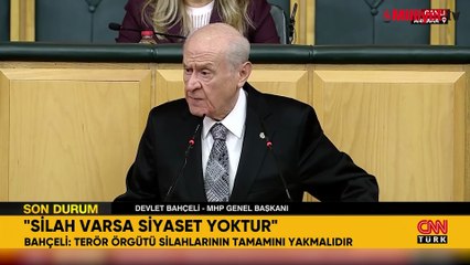 MHP lideri Devlet Bahçeli: CHP baltayı taşa vurmuştur