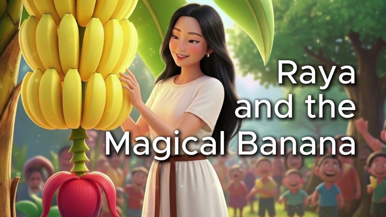 Raya and the Magical Banana🌙✨| Filipino Story | Alamat ng Saging Legend of the Banana | 3D Animation