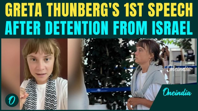 Greta Thunberg Speaks Out after Israeli Detention, Labels Gaza Crisis ‘GENOCIDAL’, Slams Trump, U.S