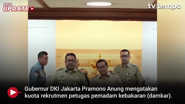Pramono Batasi Rekrutmen Damkar hingga PPSU Imbas APBD 2026 Turun