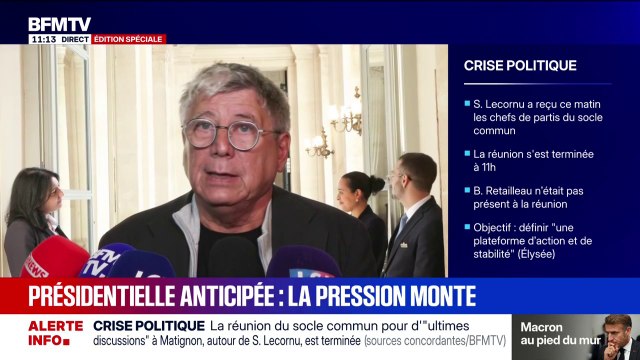 Nous avons déjà dit que nous étions prêts à former une alliance sur le programme du NFP dans l'optique de gouverner , rappelle Éric Coquerel