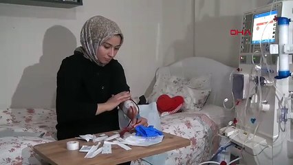 Böbrek yetmezliği çekiyordu; 27 yaşında evdeki tedaviyle hayata tutundu