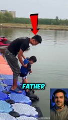Dad Teaches His Kid to Fly a Water Jet Pack for the First Time! 🚀