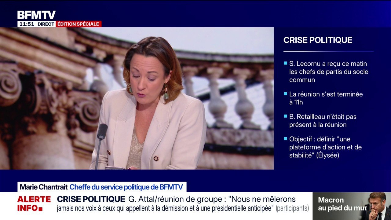 Après ses discussions avec le socle commun concentrées sur le budget et la Nouvelle-Calédonie, Sébastien Lecornu convie les différences forces politiques entre cet après-midi et demain matin