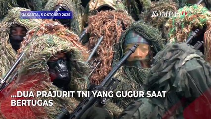 Menhan Sjafrie: 2 Prajurit TNI Gugur di HUT ke-80 TNI Diberi Kenaikan Pangkat Luar Biasa