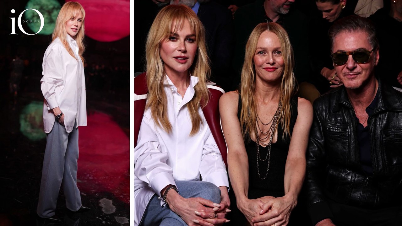 Nicole Kidman in front row per Chanel dopo il divorzio, nuovo taglio e look casual chic