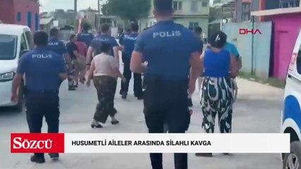 Husumetli ailelerin silahlı kavgası