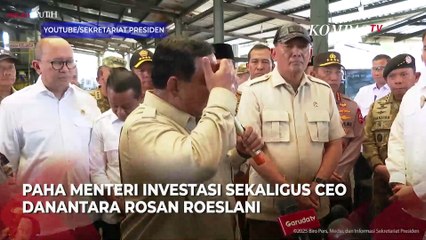 Bahlil Colek Bos Danantara saat Prabowo Bahas Tambang Ilegal dan Kerugian Negara Rp300 T