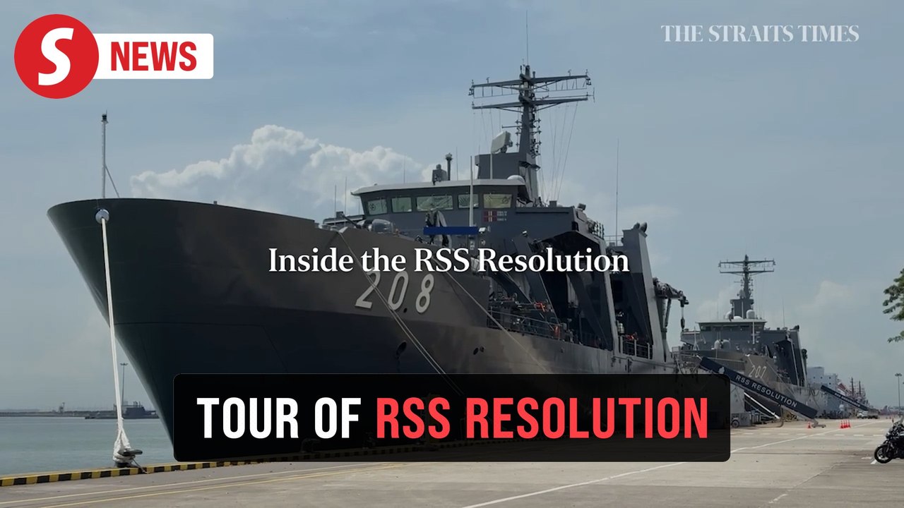The Straits Times | Aboard Singapore Navy ship RSS Resolution